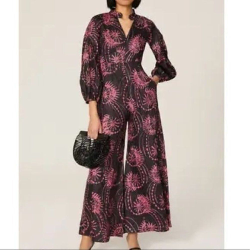 Kahindo Luo Tie Dye Cotton Jumpsuit Size 6